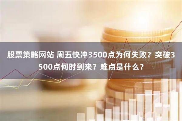 股票策略网站 周五快冲3500点为何失败？突破3500点何时到来？难点是什么？